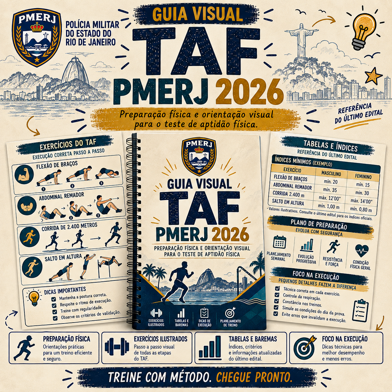 Bônus Guia Visual TAF PMERJ 2026